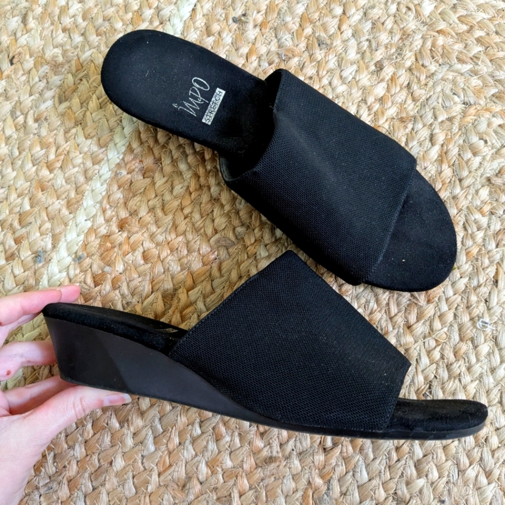 Impo Stretch Slinky Wedge Y2K Gella Sandals